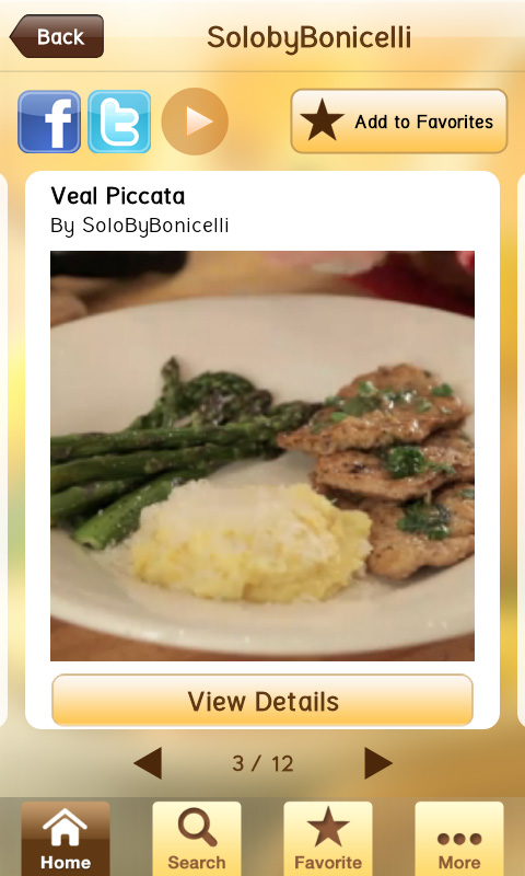 Recipe Screenshot